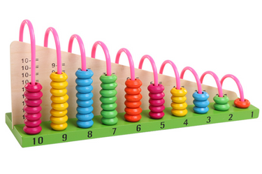 EcoToys Diversión Matemática Arcoíris | Experiencia de Juego Educativa - Ábaco de Madera